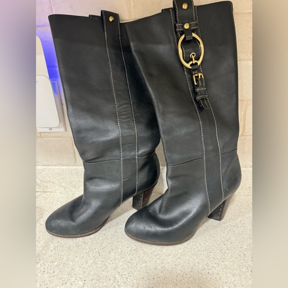 Lucky Brand Black Leather Boots - Picture 10 of 12